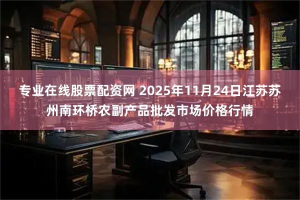 专业在线股票配资网 2025年11月24日江苏苏州南环桥农副产品批发市场价格行情