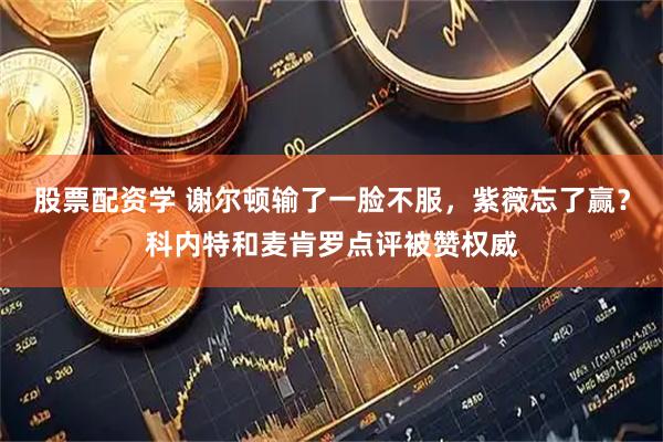 股票配资学 谢尔顿输了一脸不服，紫薇忘了赢？科内特和麦肯罗点评被赞权威